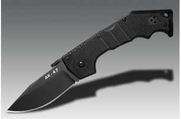 Image of Cold Steel AK-47 Knife, Black G-10 Handle, Black Blade, Plain 58TLAK