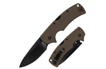 Image of Cold Steel American Lawman Knife, Brown/Black, 8 1/8in, CS-58ALVF