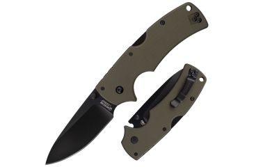 Image of Cold Steel American Lawman Knife, Green/Black, 8 1/8in, CS-58ALVG