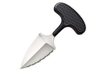 Image of Cold Steel Urban Edge Push Dagger, 2.5in Japanese AUS 8A Stainless, 50/50 Blade, Black Kray-Ex Handle, CS-43XLS
