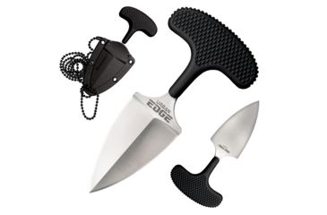 Image of Cold Steel Urban Edge Push Dagger, 2.5in Japanese AUS 8A Stainless, Plain Blade, Black Kray-Ex Handle, CS-43XL
