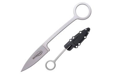 Image of Cold Steel Bird &amp; Trout Fixed Blade Knife, Steel Handle, Plain, Concealex Sheath, CS-20BTJZ