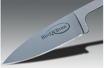 Image of Cold Steel Bird &amp; Trout Fixed Blade Knife, Steel Handle, Plain, Concealex Sheath, CS-20BTJZ