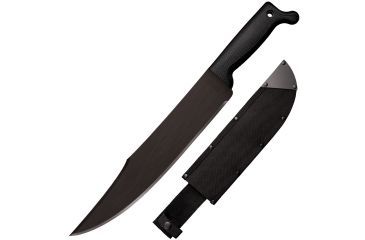 Image of Cold Steel Bowie Machete with sheath, Black, 17 5/8in, CS-97BWM12Z