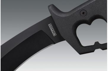 Image of Cold Steel Chaos Kukri Fixed Blade Knife, 12.5in Plain Black SK-5 High Carbon, Black Aluminum Handle, CS-80NTK
