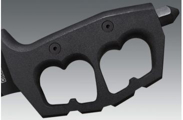 Image of Cold Steel Chaos Kukri Fixed Blade Knife, 12.5in Plain Black SK-5 High Carbon, Black Aluminum Handle, CS-80NTK
