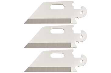 Image of Cold Steel Click N Cut Replacement Blade, 3 Pack of 2.5in Utility Plain Edge Blades, CS-40AP3B