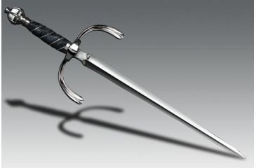 Image of Cold Steel Companion Dagger to Ribbed Shell Rapier, Leather Scabbard, CS-88CHD