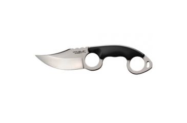Image of Cold Steel Double Agent II Fixed Blade Knife, Grivory Grip, Plain, Secure-Ex Neck Sheath, CS-39FN