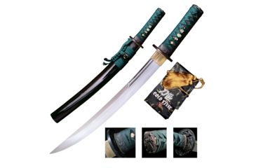 Image of Cold Steel Dragonfly O Tanto, Ray Skin Handle, Wood Scabbard Sword, CS-88DT