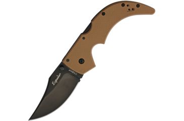 Image of Cold Steel Espada Lockback Coyote Tan Folding Knife,3.5in,Standard Edge,Clip Point,Tan,G10 Handle CS62NGMVB
