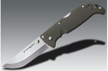 Image of Cold Steel Finn Wolf Knife, 3.5in Blade, OD Green Griv-Ex 20NPFZ, CS-20NPFZ