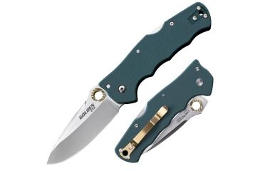 Image of Cold Steel Golden Eye Spear Pt. Knife, Black/Silver, 8 3/8in, CS-62QFGS