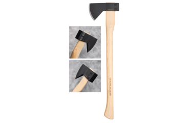 Image of Cold Steel Hudson Bay Camp Axe, 1055 High Carbon Steel Blade, Wood Handle, 27in, CS-90QB