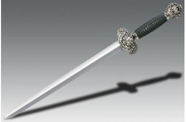 Image of Cold Steel Jade Lion Dagger, Cord Wrapped Handle, Plain Edge, CS-88RLD