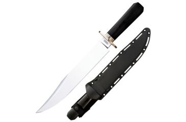 Image of Cold Steel Laredo Bowie Fixed Blade Knife, 10.5in Plain 0-1 High Carbon, Polished Micarta Handle, CS-39LLBMT