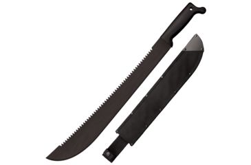 Image of Cold Steel Latin Machete Plus, 18in Combo Blade, Black 97AM18DS