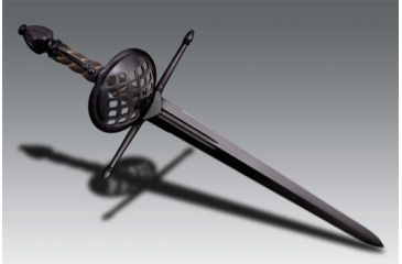 Image of Cold Steel MAA Shell Hilt 19.5 Dagger, Black, CS-88SHDM