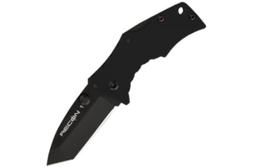 Image of Cold Steel Micro Recon 1, Green Handle, Black Blade, Plain, NO 27TDSG