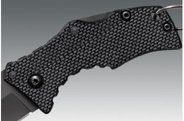 Image of Cold Steel Micro Recon 1 Folding Knife, Japanese AUS 8A Stainless Steel w/Black Tuff-Ex Coating 2in Tanto Blade, Griv-Ex Style G-10 Handle, CS-27TDT