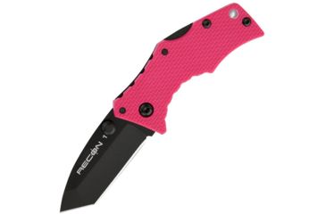 Image of Cold Steel Micro Recon 1, Pink Handle, Black Blade, Plain, NO 27TDSP
