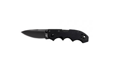 Image of Cold Steel Mini Lawman Folding Knife, Black G-10 Handle, Black Blade, Plain 58ALM