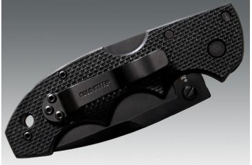 Image of Cold Steel Mini Lawman Knife, Black G-10 Handle, Black Blade, Plain 58ALM