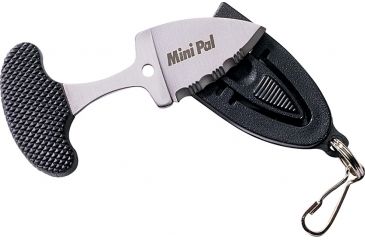 Image of Cold Steel Mini Pal Fixed Blade Knife, 2.75in, Serrated, Kraton Handle CS43