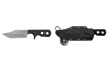 Image of Cold Steel Mini Tac Bowie 6 7/8in Fixed Blade Knife, Black/Silver, CS-49HCF