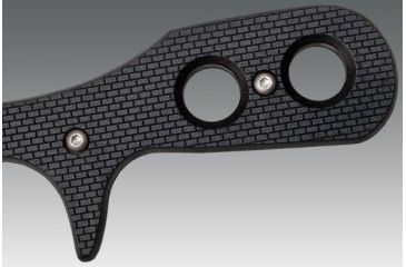 Image of Cold Steel Mini Tac Skinner Fixed Blade Neck Knife, Black Faux G-10 handle, Plain, CS-49HSF