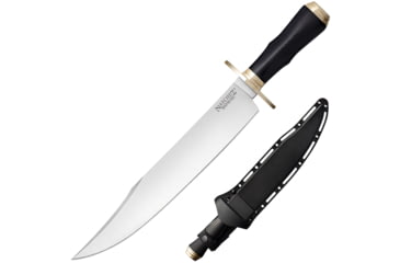 Image of Cold Steel Natchez Bowie 3V Knife, 11.5in, CPM 3V Steel, Clip Point Blade, Black G10 Handle, 16DN