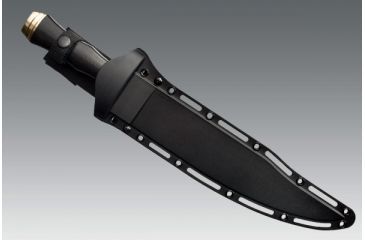 Image of Cold Steel Natchez Bowie, O-1 High Carbon Steel 11.75in Blade, Polished Black Handle, CS-39LABMS
