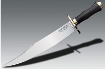 Image of Cold Steel Natchez Bowie, O-1 High Carbon Steel 11.75in Blade, Polished Black Handle, CS-39LABMS