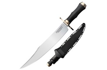 Image of Cold Steel Natchez Bowie, O-1 High Carbon Steel 11.75in Blade, Polished Black Handle, CS-39LABMS