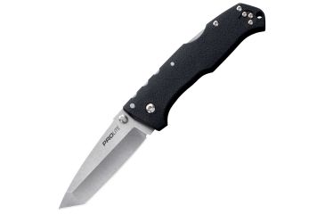 Image of Cold Steel Pro Lite 8in Folding Knife, 3.5in Tanto Blade, Black, CS-20NST