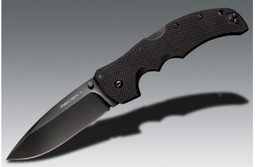 Image of Cold Steel Recon 1 Folding Knife, 4in Spear Point Plain Carpenters CTS XHP Alloy w/ DLC Coating, Black G10 Handle, CS-27TLCS