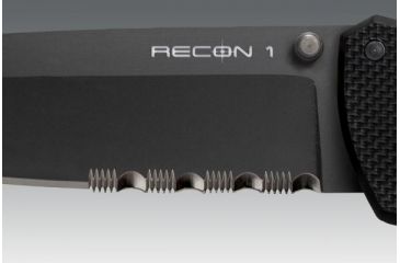 Image of Cold Steel Recon 1, Black G-10 Handle, Black Tanto Bl, Combo 27TLTH