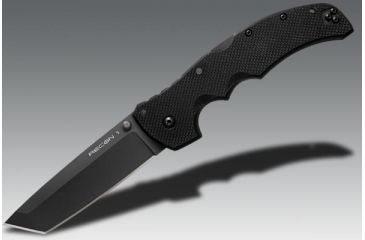 Image of Cold Steel Recon 1, Black G-10 Handle, Black Tanto Bl, Plain 27TLT