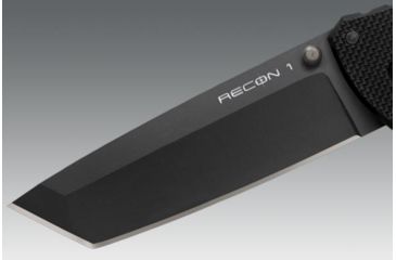 Image of Cold Steel Recon 1, Black G-10 Handle, Black Tanto Bl, Plain 27TLT