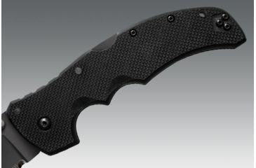 Image of Cold Steel Recon 1 Clip Point, Black G-10 Handle, Black Blade, Combo 27TLCH