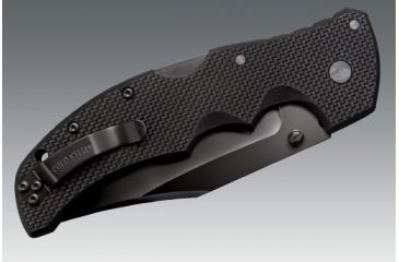 Image of Cold Steel Recon 1 Folding Knife, 4in Clip Point Plain Carpenters CTS-XHP Alloy w/ DLC Coating, Black G10 Handle, CS-27TLCC