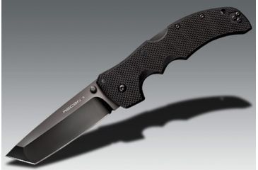 Image of Cold Steel Recon 1 Folding Knife, 4in Tanto Plain Carpenters S35VN Alloy w/ DLC Coating, Black G10 Handle, CS-27TLCT