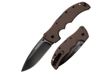 Image of Cold Steel Recon 1 Spear Pt. Plain Knife, Brown/Silver, 9 3/8in, CS-27TLSVF