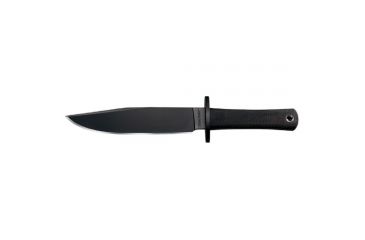 Image of Cold Steel Recon Scout Fixed Blade Knife, Black Kraton Handle, Black Blade, Plain, CS-39LRST