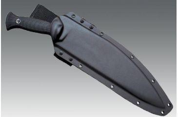 Image of Cold Steel San Mai Gurkha Kukri Fixed Blade Knife, Kraton Handle, Secure-Ex Sheath, CS-35ATCJ