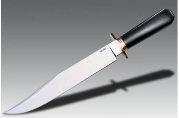 Image of Cold Steel San Mai Laredo Bowie, Black Linen Micarta Handle, Fixed Blade, Plain Edge, CS-16CCB