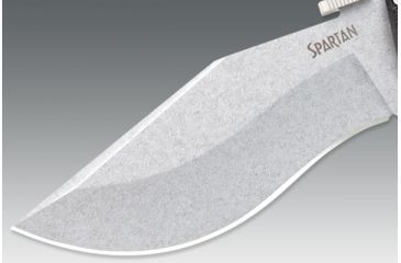 Image of Cold Steel Spartan Folding Knife, 4.5in Hollow Plain Carpenter AUS 10A, Black Griv-Ex Handle, CS-21ST