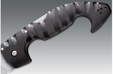 Image of Cold Steel Spartan Folding Knife, 4.5in Hollow Plain Carpenter AUS 10A, Black Griv-Ex Handle, CS-21ST