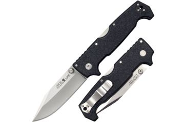Image of Cold Steel SR1 Lite Folding Knife, 4in, 8Cr13MoV Steel Blade, Black, G-10 Griv-Ex Handle, CS-62K1