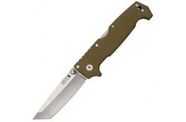 Image of Cold Steel SR1 Tanto Point 9 3/8in Folding Knife, OD Green, CS-62LA